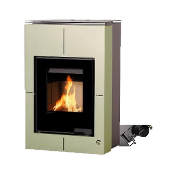 Grote foto aquaflame vario saporo cv houtkachel olijf handmatige bediening huis en inrichting kachels en openhaarden