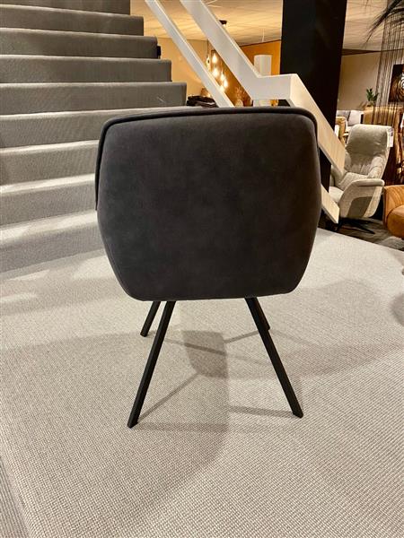 Grote foto 4 eetkamerstoelen microvezelstof antraciet huis en inrichting stoelen
