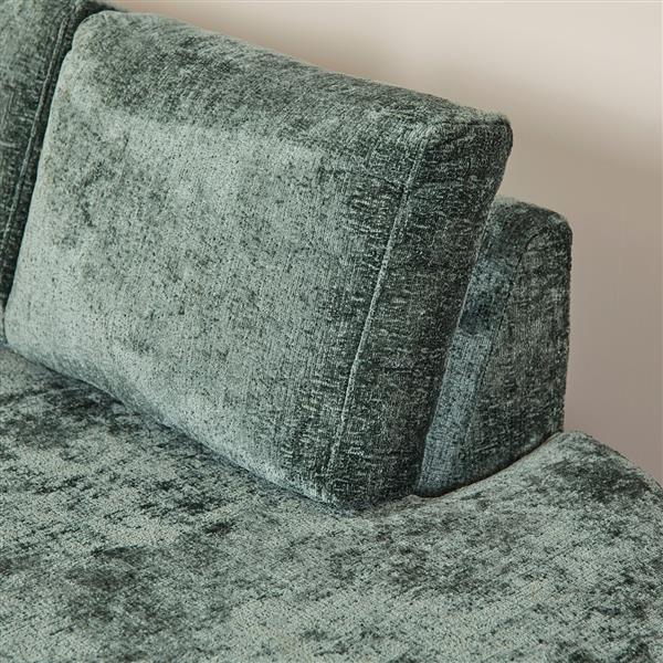 Grote foto mysofa alma green 2 5 zits divan rechts 5 jaar garantie huis en inrichting bankstellen