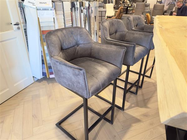 Grote foto sale bartafel eiken 240cm 6 barkrukken compleet huis en inrichting eettafels