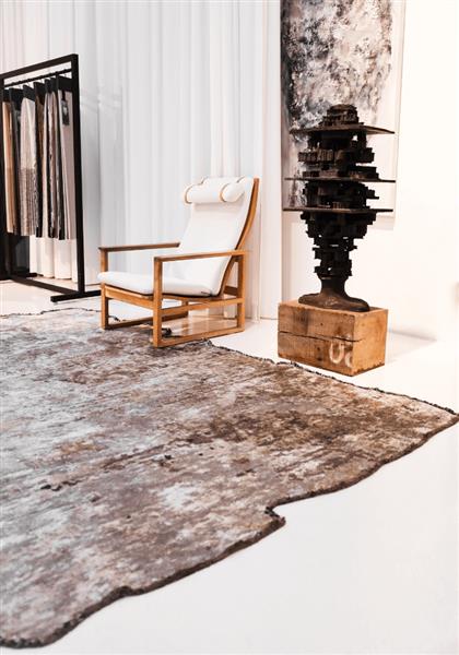 Grote foto mart visser vloerkleed amorf huis en inrichting woningdecoratie