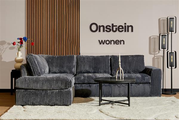Grote foto mysofa hoekbank teddy antraciet divan links 2 5 zits 5 jaar garantie huis en inrichting bankstellen