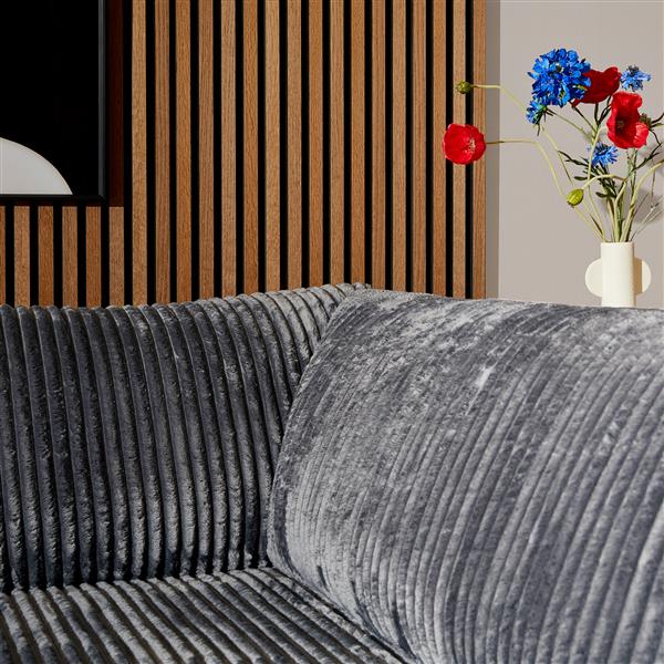Grote foto mysofa hoekbank teddy antraciet divan links 2 5 zits 5 jaar garantie huis en inrichting bankstellen
