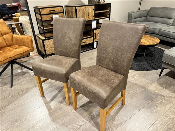 Grote foto sale set van 2 eetkamerstoelen joy natural oak huis en inrichting stoelen