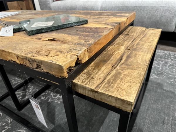 Grote foto sale salontafelset hsm truck wood huis en inrichting eettafels