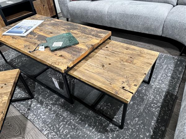 Grote foto sale salontafelset hsm truck wood huis en inrichting eettafels