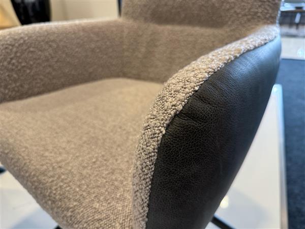 Grote foto sale eettafel rond marmer eleonora maxim met draaibare eetfauteuils huis en inrichting stoelen