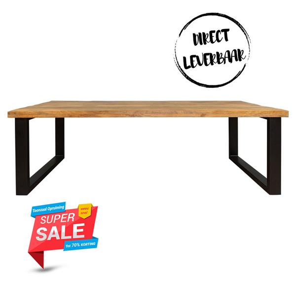 Grote foto sale denver 240cm mango naturen u poot huis en inrichting eettafels