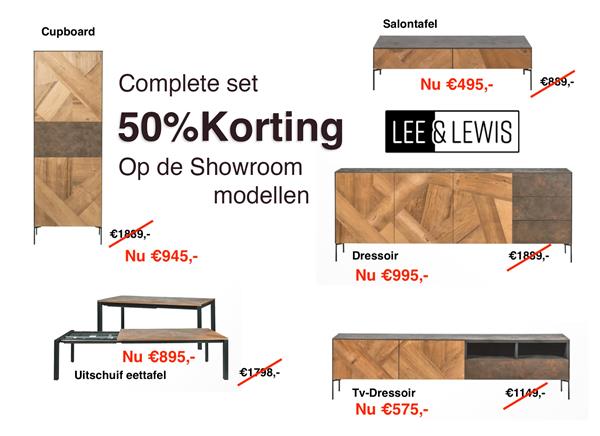 Grote foto sale lee lewis woonprogramma jack compleet huis en inrichting eettafels