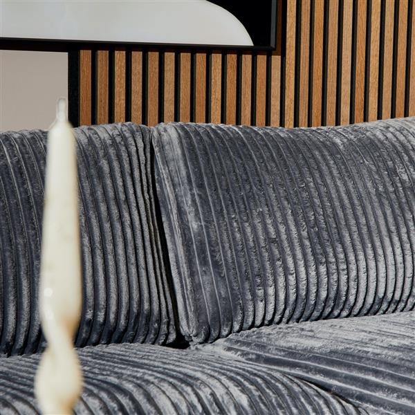 Grote foto mysofa hoekbank teddy antraciet divan links 2 5 zits huis en inrichting bankstellen