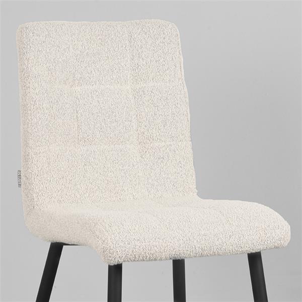 Grote foto label51 eetkamerstoel sam naturel boucle huis en inrichting stoelen