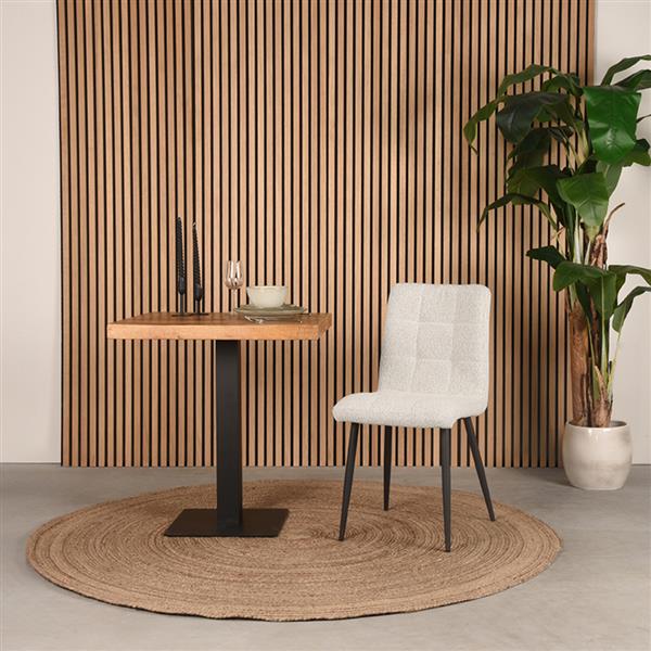 Grote foto label51 eetkamerstoel sam naturel boucle huis en inrichting stoelen