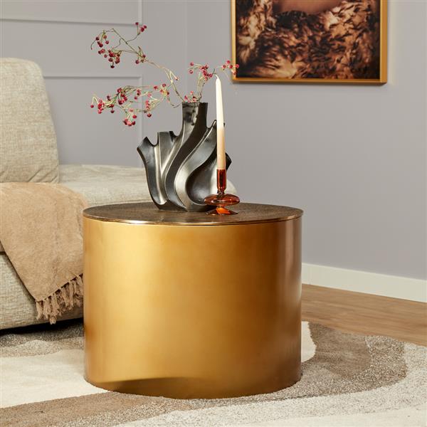 Grote foto salontafel fiore gold huis en inrichting eettafels