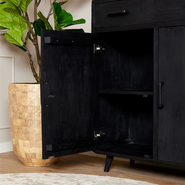 Grote foto kabinet kast omaha black 100 cm huis en inrichting overige
