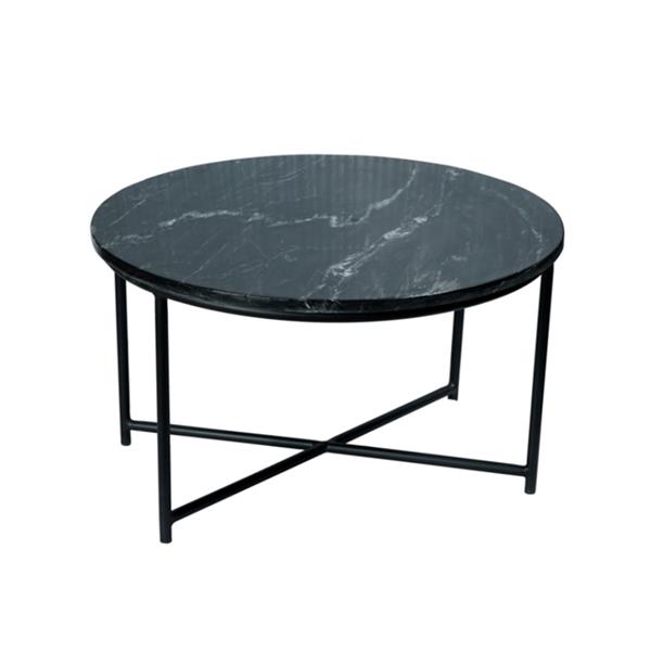 Grote foto salontafel mex zwart marmer 75 cm huis en inrichting eettafels