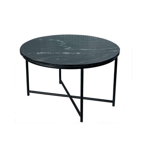 Grote foto salontafel mex zwart marmer 75 cm huis en inrichting eettafels