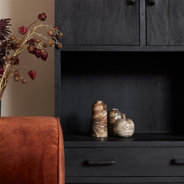 Grote foto boekenkast omaha black 90 cm huis en inrichting overige