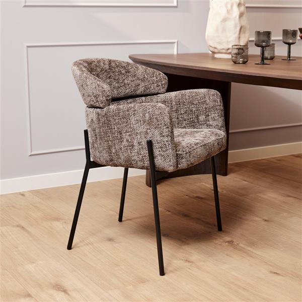 Grote foto eetkamerstoel otis grey huis en inrichting stoelen