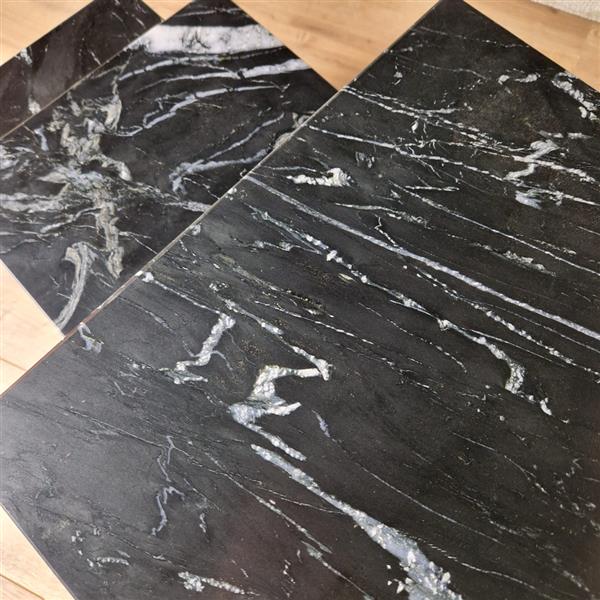 Grote foto salontafel set jala zwart marmer 50 cm huis en inrichting eettafels