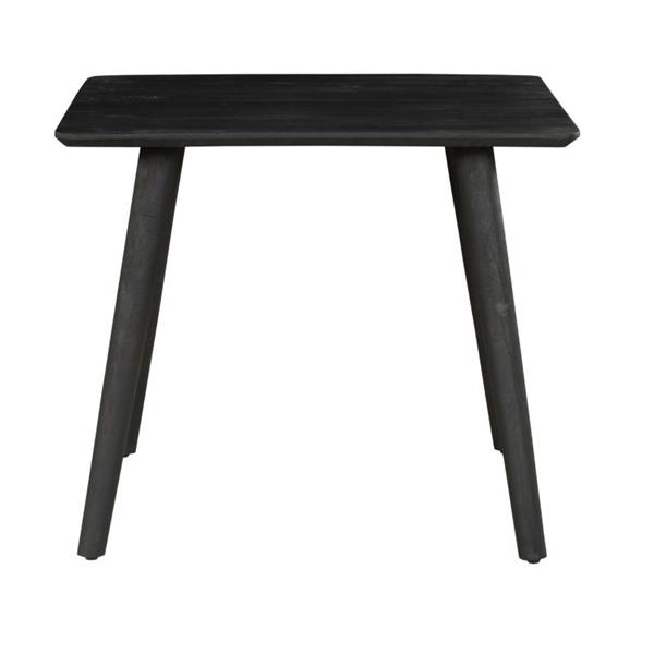 Grote foto eettafel omaha black 90 x 90 cm huis en inrichting eettafels