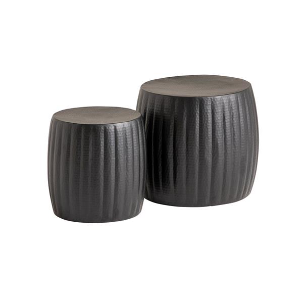 Grote foto classic bijzettafel set van 2 matt black huis en inrichting eettafels