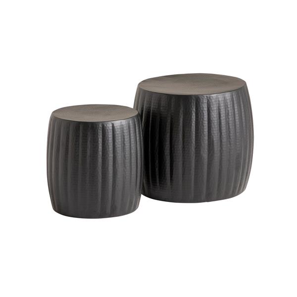Grote foto classic bijzettafel set van 2 matt black huis en inrichting eettafels