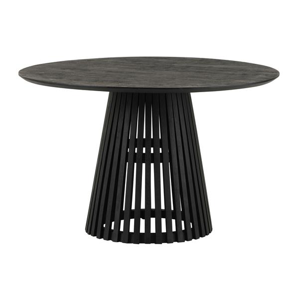 Grote foto eetkamertafel 130 acacia black huis en inrichting eettafels