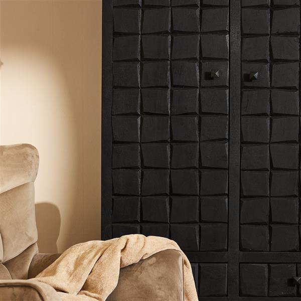 Grote foto kabinet brandy black 2 deuren 4 lades huis en inrichting overige