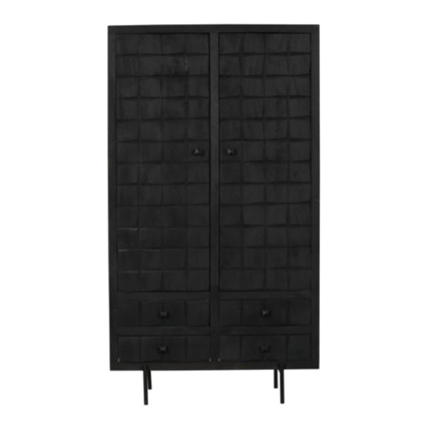 Grote foto kabinet brandy black 2 deuren 4 lades huis en inrichting overige