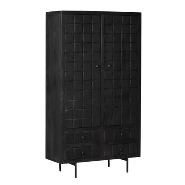 Grote foto kabinet brandy black 2 deuren 4 lades huis en inrichting overige