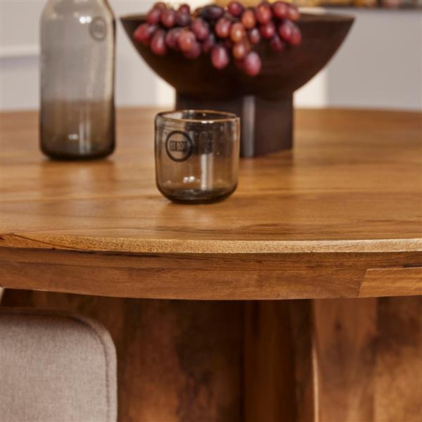 Grote foto eetkamertafel tense 130 cm rond huis en inrichting eettafels