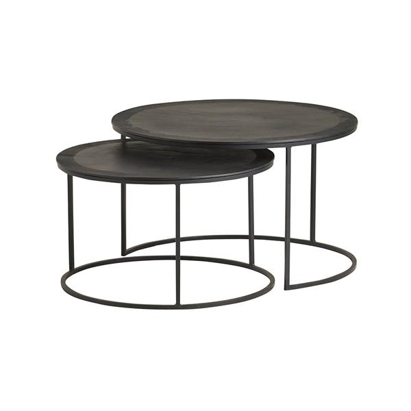 Grote foto verona salontafel set van 2 black huis en inrichting eettafels