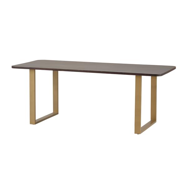Grote foto eetkamertafel 200 acacia warm walnut huis en inrichting eettafels