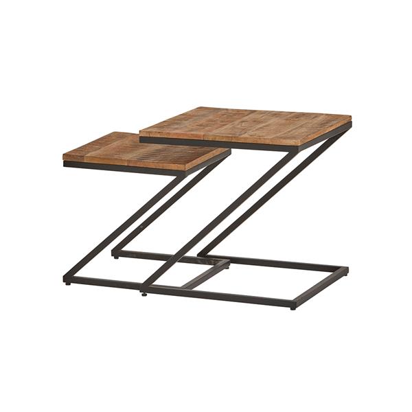 Grote foto zorro z vormige salontafel set van 2 huis en inrichting eettafels