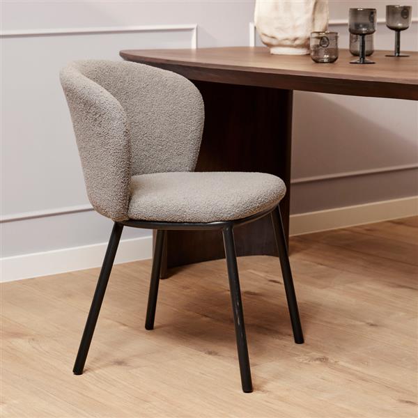 Grote foto eetkamerstoel teddy grey huis en inrichting stoelen