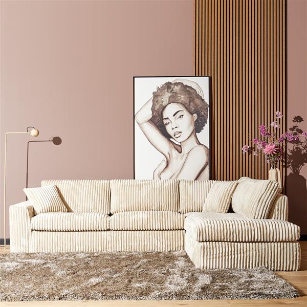 Grote foto mysofa hoekbank teddy 2 5 zits divan rechts huis en inrichting bankstellen