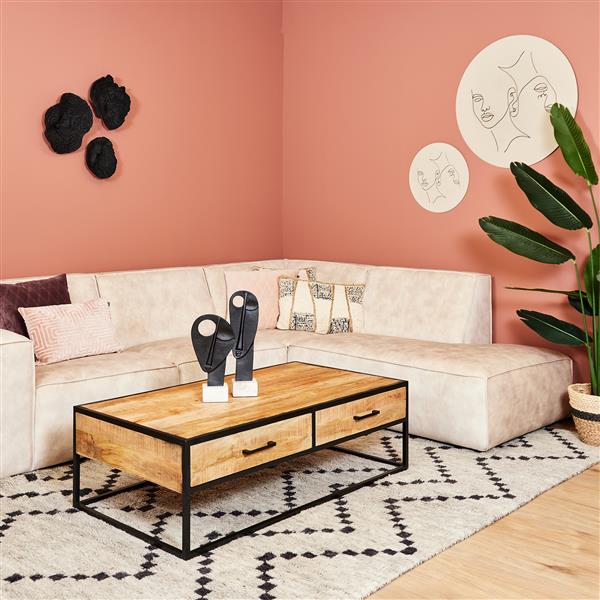 Grote foto starfurn salontafel denver mangohout 130x70 cm huis en inrichting eettafels