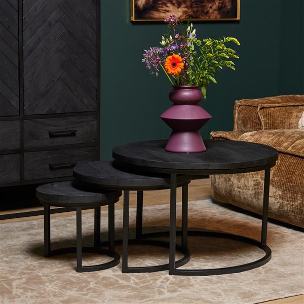 Grote foto starfurn salontafel triole all black set van 3 huis en inrichting eettafels