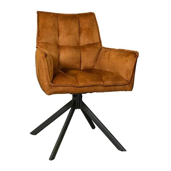 Grote foto eetkamerstoel dani velvet gold huis en inrichting stoelen