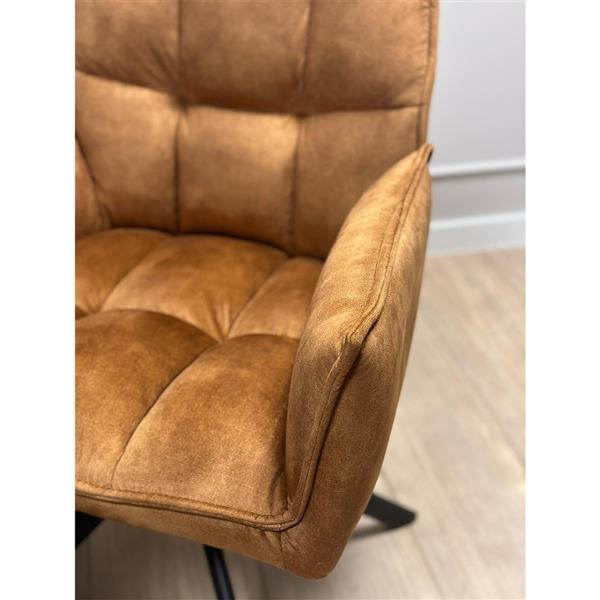 Grote foto eetkamerstoel dani velvet gold huis en inrichting stoelen