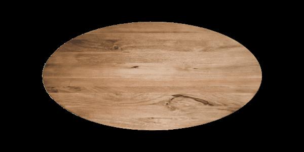 Grote foto ovaal tafelblad oakland 220x110x3 5 naturel mangohout starfurn huis en inrichting eettafels