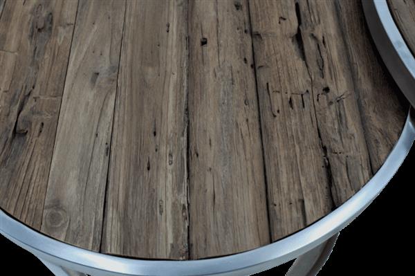 Grote foto salontafel oud teak set van 2 huis en inrichting eettafels