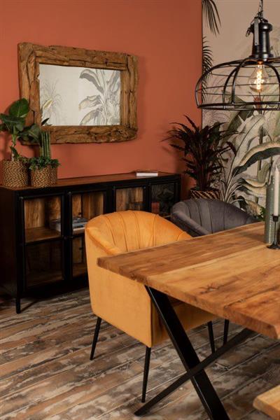Grote foto wandspiegel root 120x80 cm teak wortelhout huis en inrichting woningdecoratie