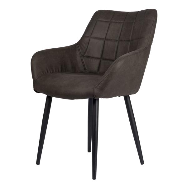 Grote foto rio eetkamerstoel antraciet microvezel huis en inrichting stoelen