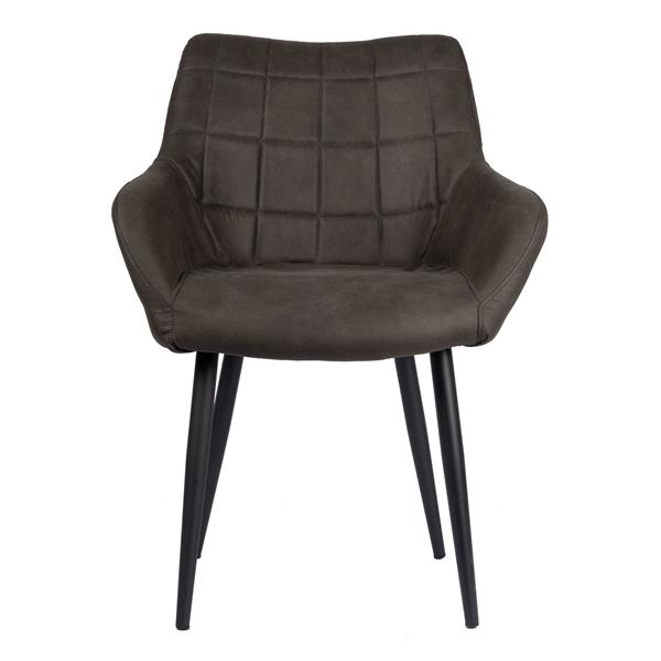 Grote foto rio eetkamerstoel antraciet microvezel huis en inrichting stoelen