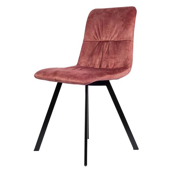 Grote foto lucas eetkamerstoel roze velvet huis en inrichting stoelen