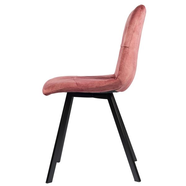 Grote foto lucas eetkamerstoel roze velvet huis en inrichting stoelen