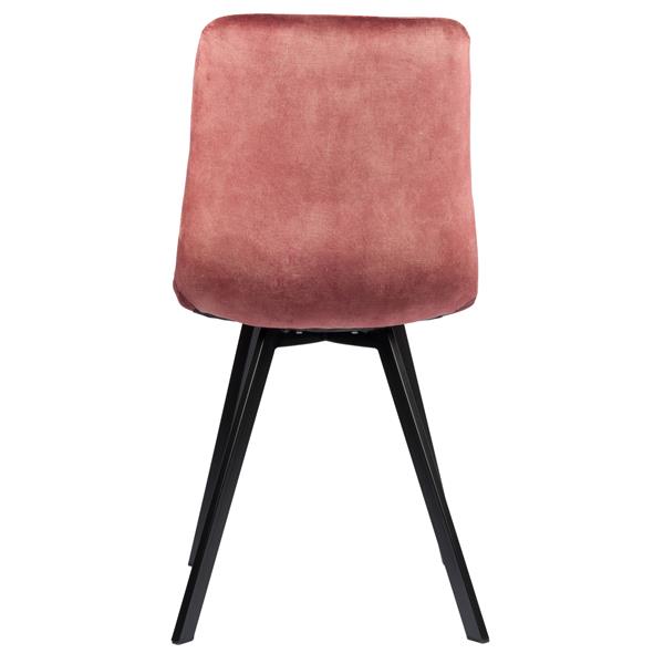 Grote foto lucas eetkamerstoel roze velvet huis en inrichting stoelen