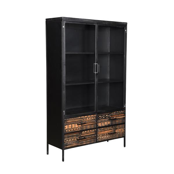 Grote foto malibu cabinet 2 door 4 lades 120x40x190 cm huis en inrichting overige