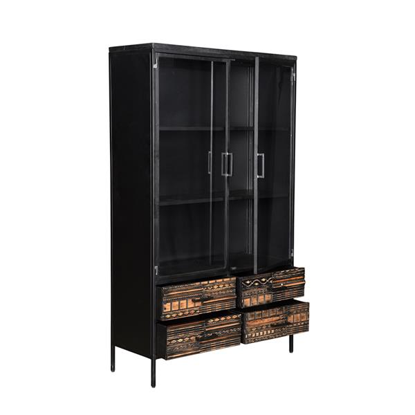 Grote foto malibu cabinet 2 door 4 lades 120x40x190 cm huis en inrichting overige